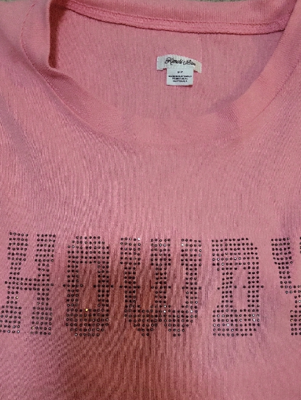 Pink Rhinestone HOWDY Tank Top - Picture 2 of 3